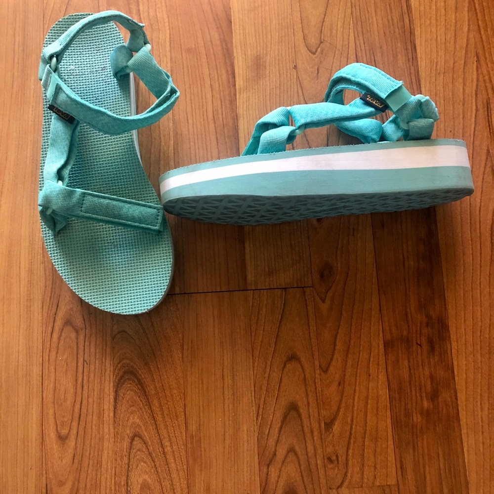 Teva Universal Flatform Sandal, Mint size 11 - Picture 2 of 2